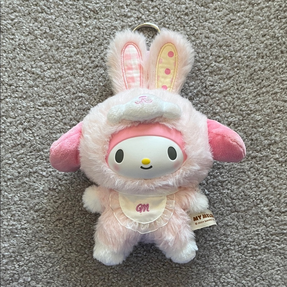 SANRIO My Melody Elf Bunny Baby Plush Keychain
